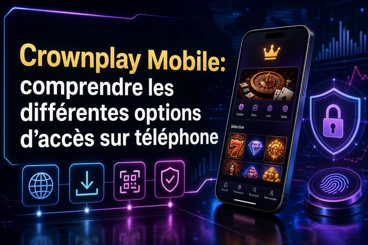 Crownplay Mobile: comprendre les différentes options d’accès sur téléphone