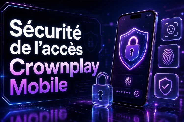Sécurité de l’accès Crownplay Mobile