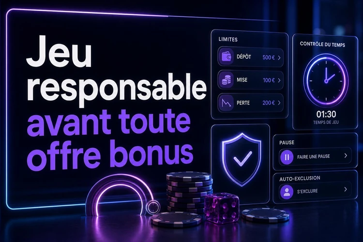 Jeu responsable avant toute offre bonus
