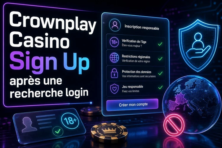 Crownplay Casino Sign Up après une recherche login