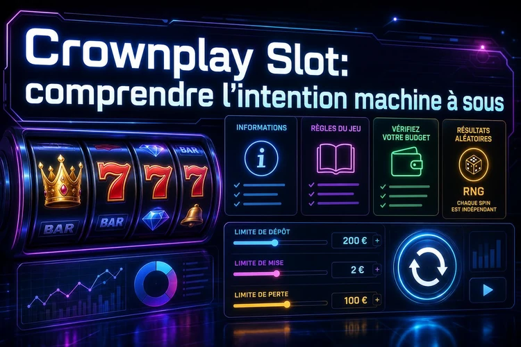 Crownplay Slot: comprendre l'intention machine à sous