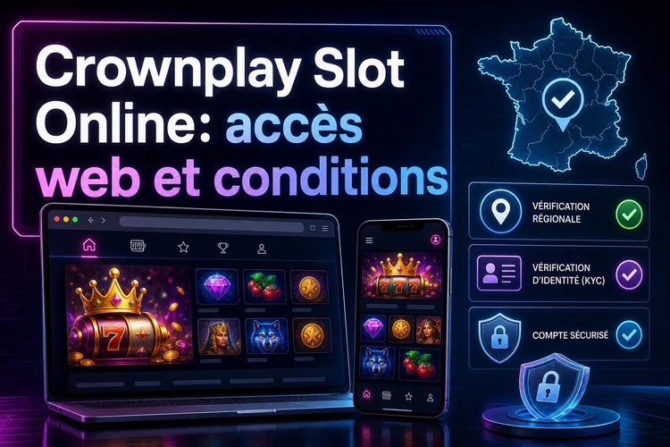 Crownplay Slot Online: accès web et conditions